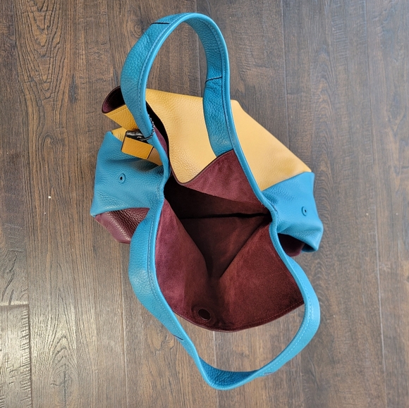 Coach Bandit Hobo 39 Bag - Yellow & Blue - Picture 15 of 16